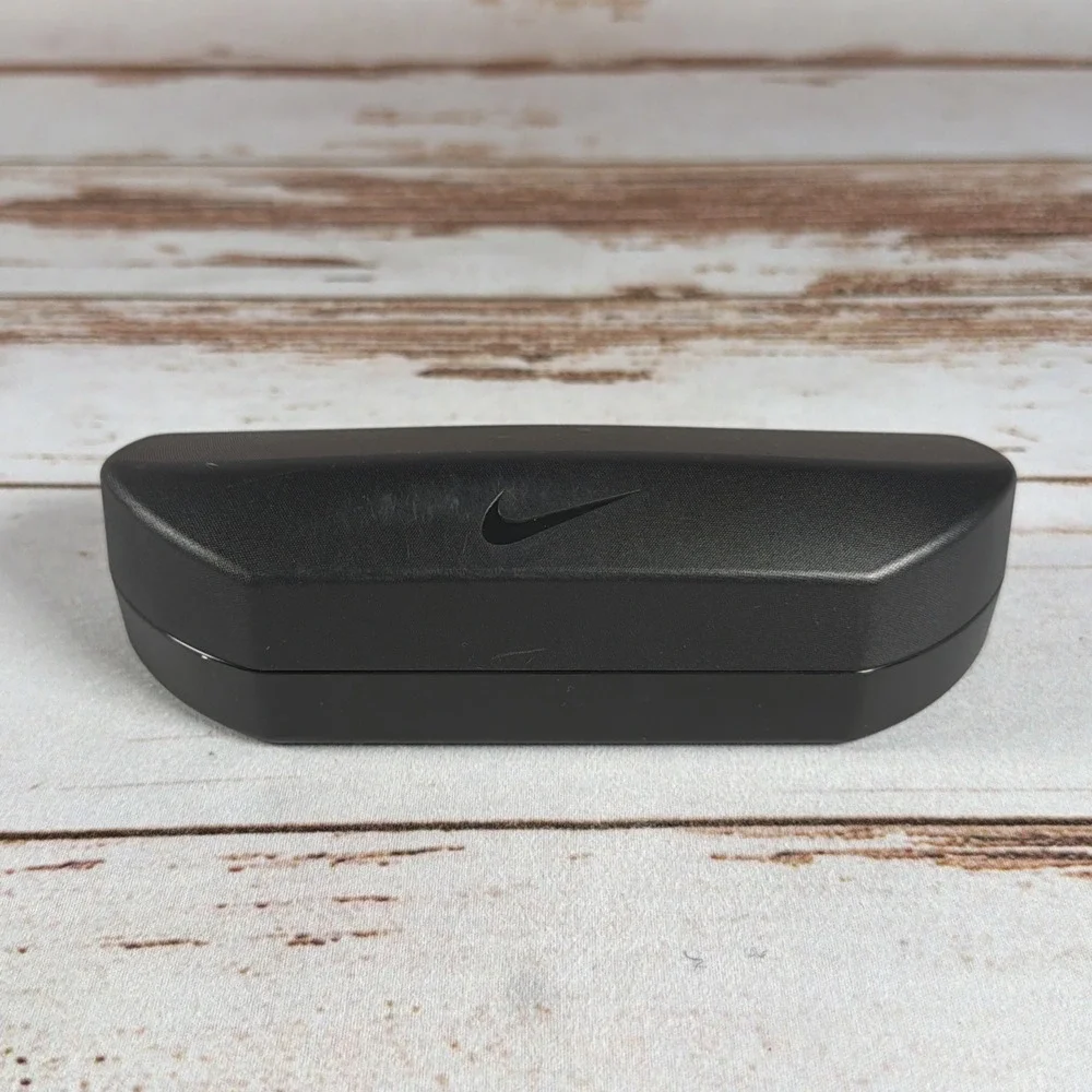 Nike Vision Black Hard Shell Protective Eyeglass Sunglasses Case Italy Used